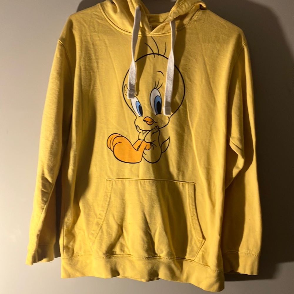 Yellow, Looney Tunes, Tweety Bird hoodie